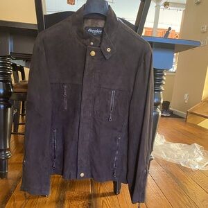 Men’s suede with Lycra jacket